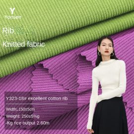 Y323-18#Excellent cotton rib (Dove cotton)