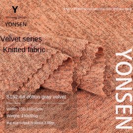 S152-6#rayon gray velvet-24 colors
