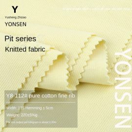 Y8-112# pure cotton fine rib-103 color